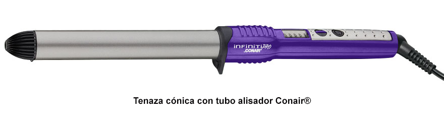 Tenaza cónica con tubo alisador Conair