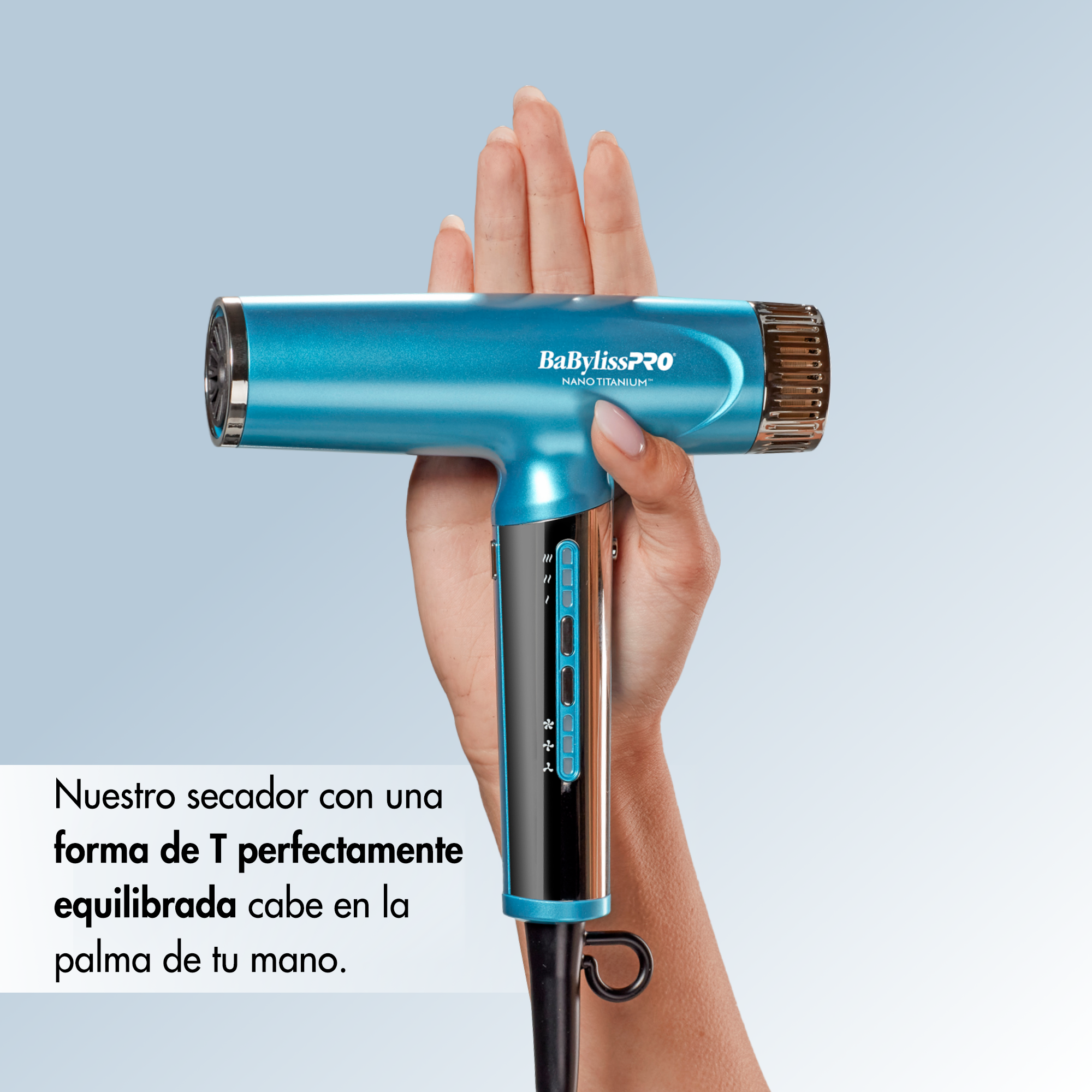 Secador iónico de alta velocidad ultraliviano BaBylissPRO® Nano Titanium™