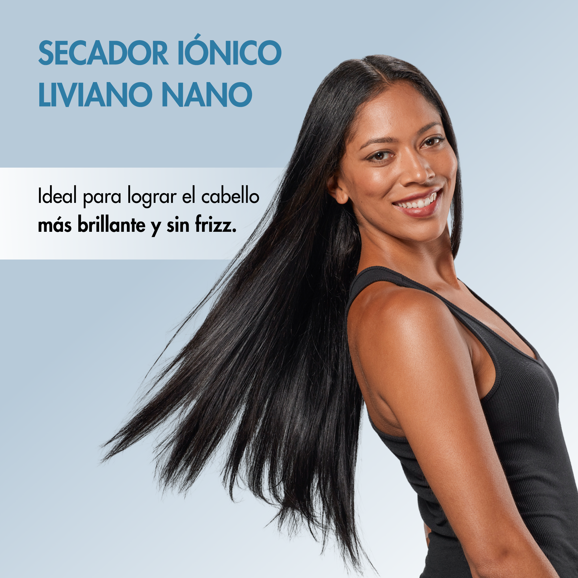 Secador iónico de alta velocidad ultraliviano BaBylissPRO® Nano Titanium™