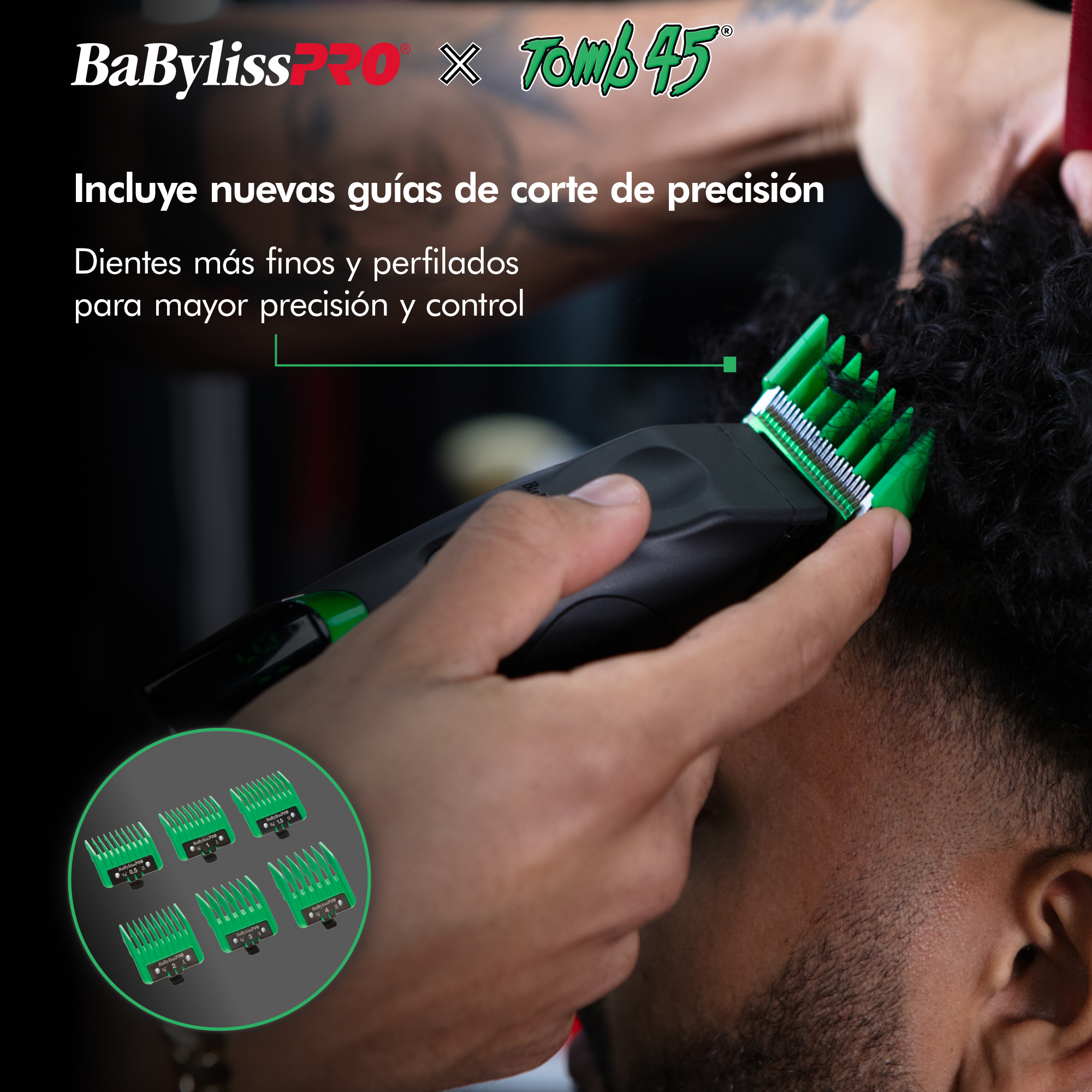 Cortadora de cabello de carga inalámbrica BaBylissPRO® x Tomb45®