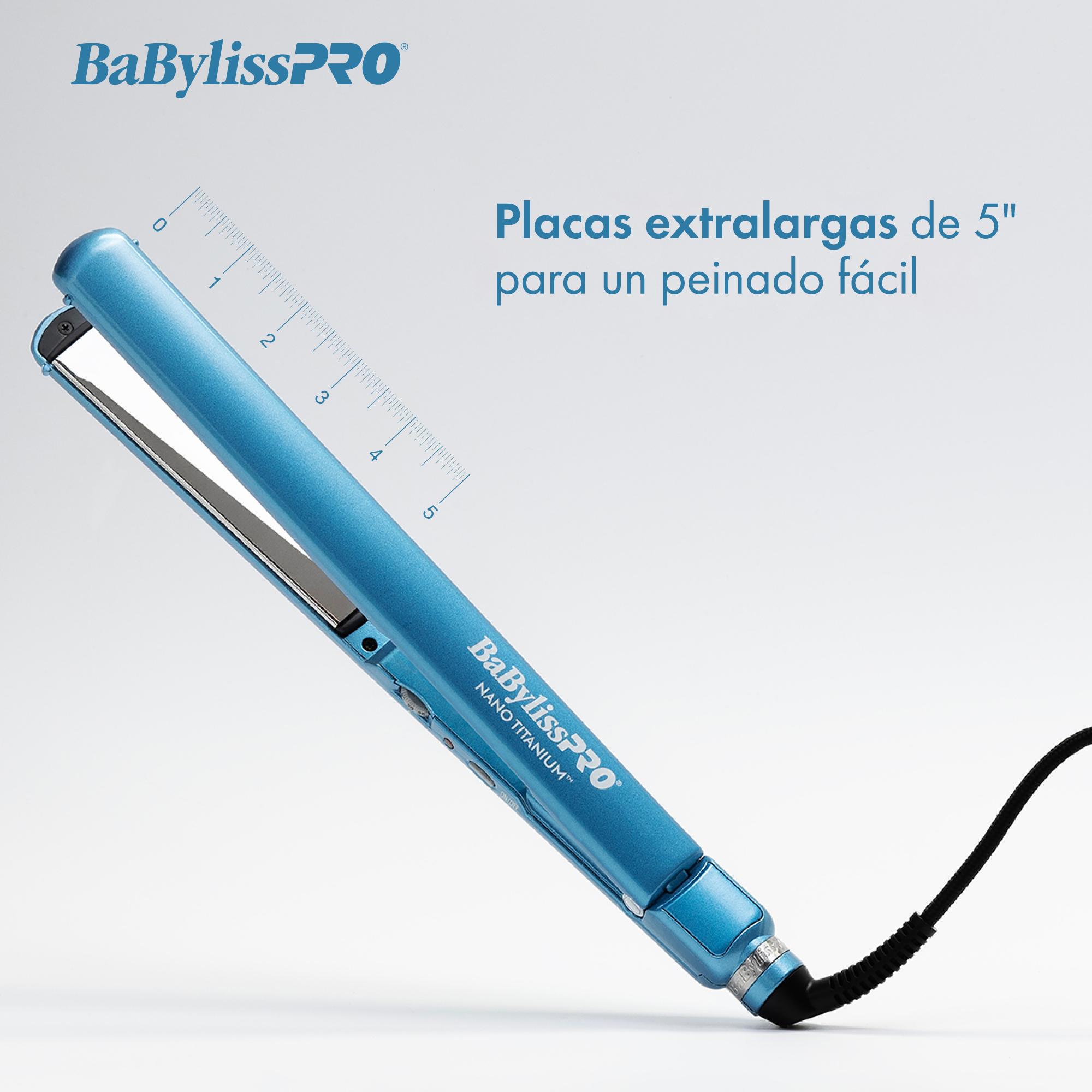 Plancha alisadora ultradelgada de 1 in BaBylissPRO® Nano Titanium™