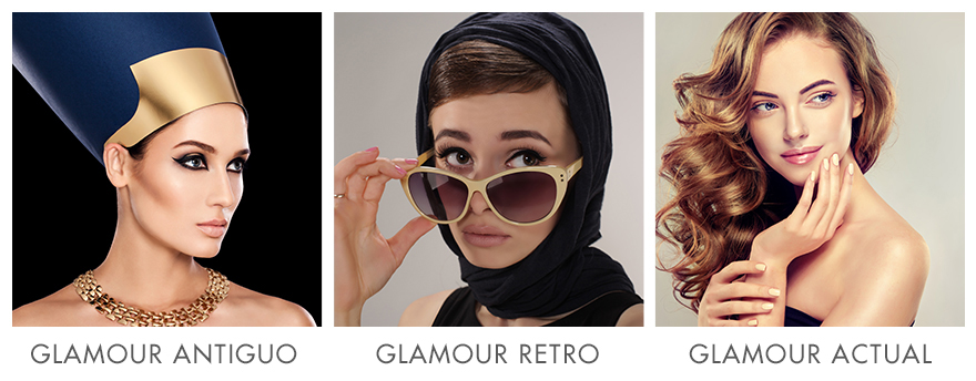 El glamour en tiempos antiguos hasta la actualidad.